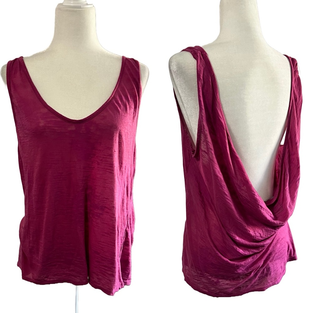 Nation LTD Slub Drape Back Tank Top